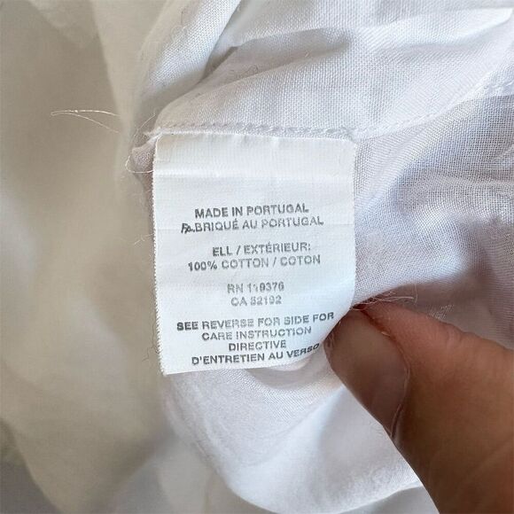 Helmut Lang Women's XS White V-Neck Long Sleeve Blouse Casual - Picture 4 of 5